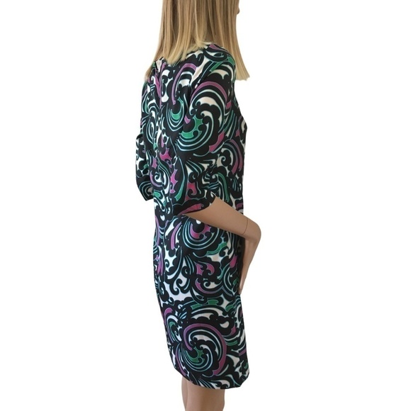 PRETTY Dress Enlarged Paisley Print Banana Republic - Picture 6 of 11